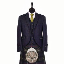 Argyll Tweed Jacket - Elgin Blue