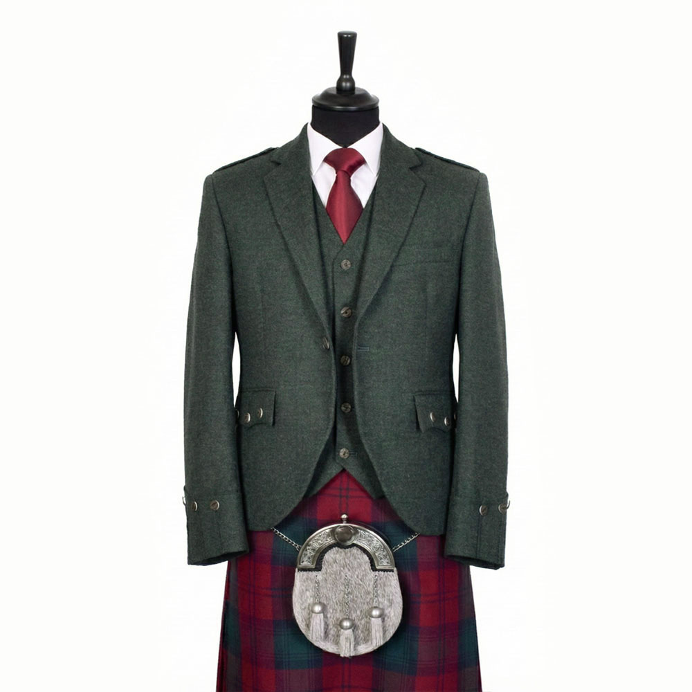 Argyll Tweed Jacket - Huntly Green
