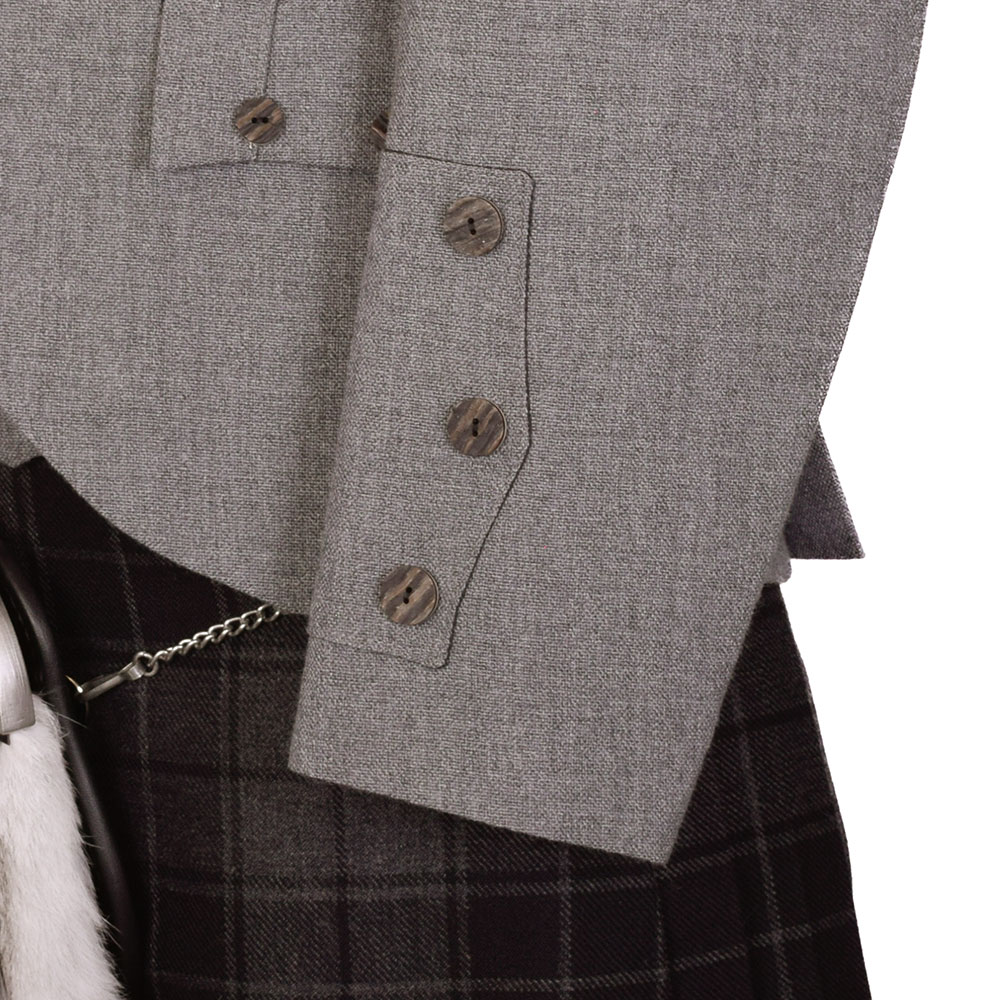 Braemar Tweed Jacket in Grey Arrochar