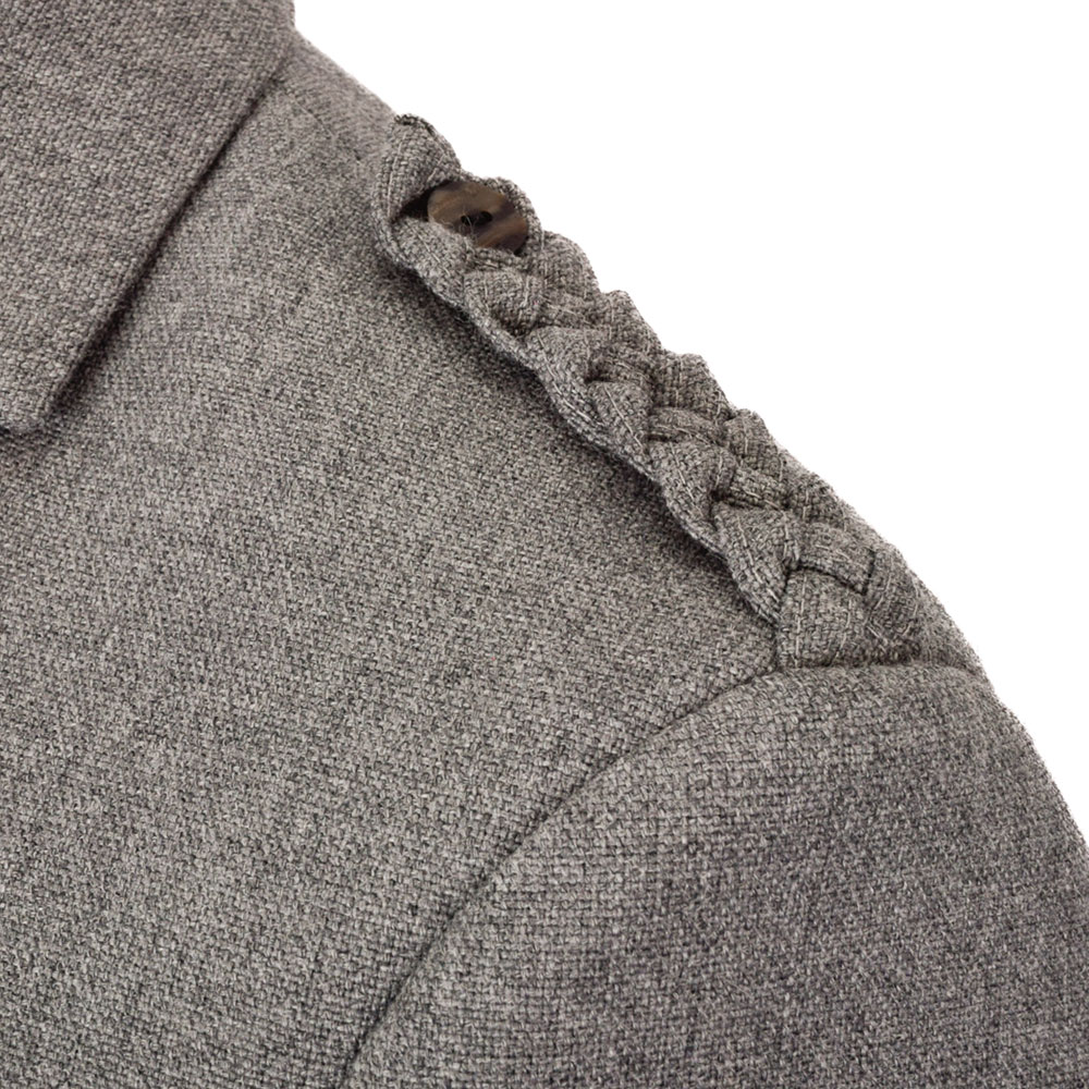Braemar Tweed Jacket in Grey Arrochar