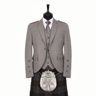 Braemar Tweed Jacket in Grey Arrochar