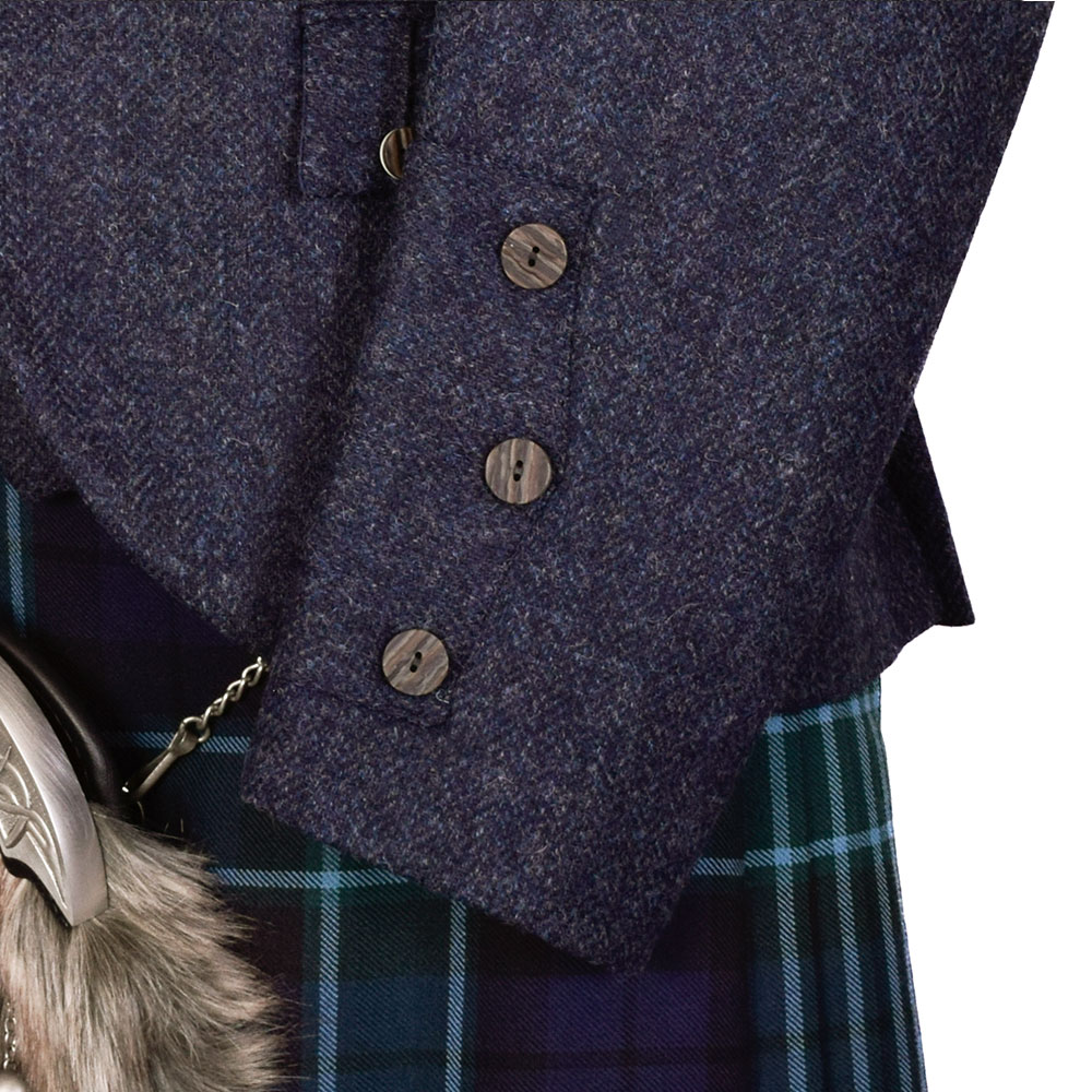 Braemar Tweed Jacket in Lomond Blue
