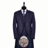 Braemar Tweed Jacket in Lomond Blue