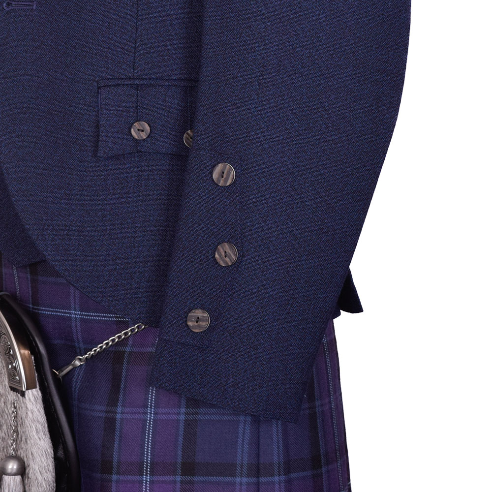 Braemar Tweed Jacket in Navy Arrochar