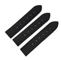 Black Leather Replacement Kilt Straps - pack of three