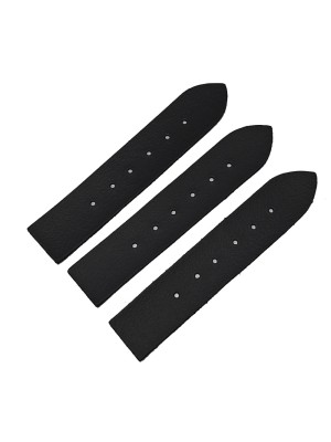 Black Leather Replacement Kilt Straps - pack of three