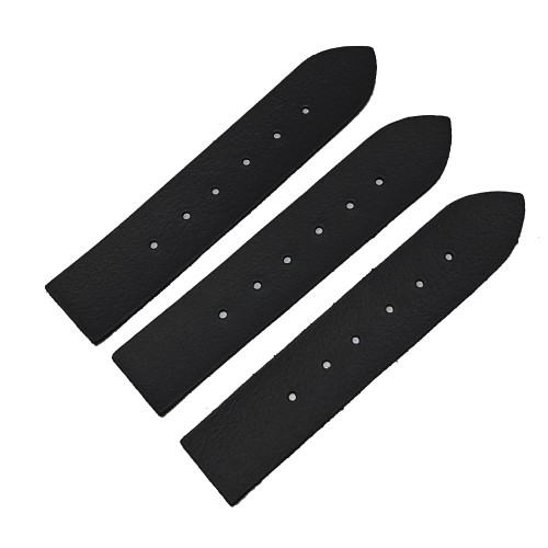 Black Leather Replacement Kilt Straps - pack of three