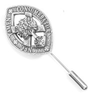 Lapel/Tie Pin with Burning Bush Crest - Nec Tamen Consumebatur