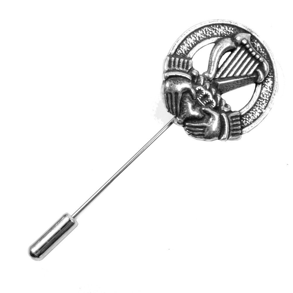 Lapel/Tie Pin with Irish Harp Crest